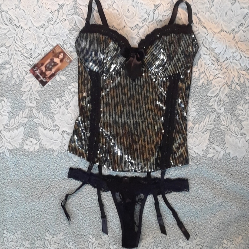 Sequin Bustier